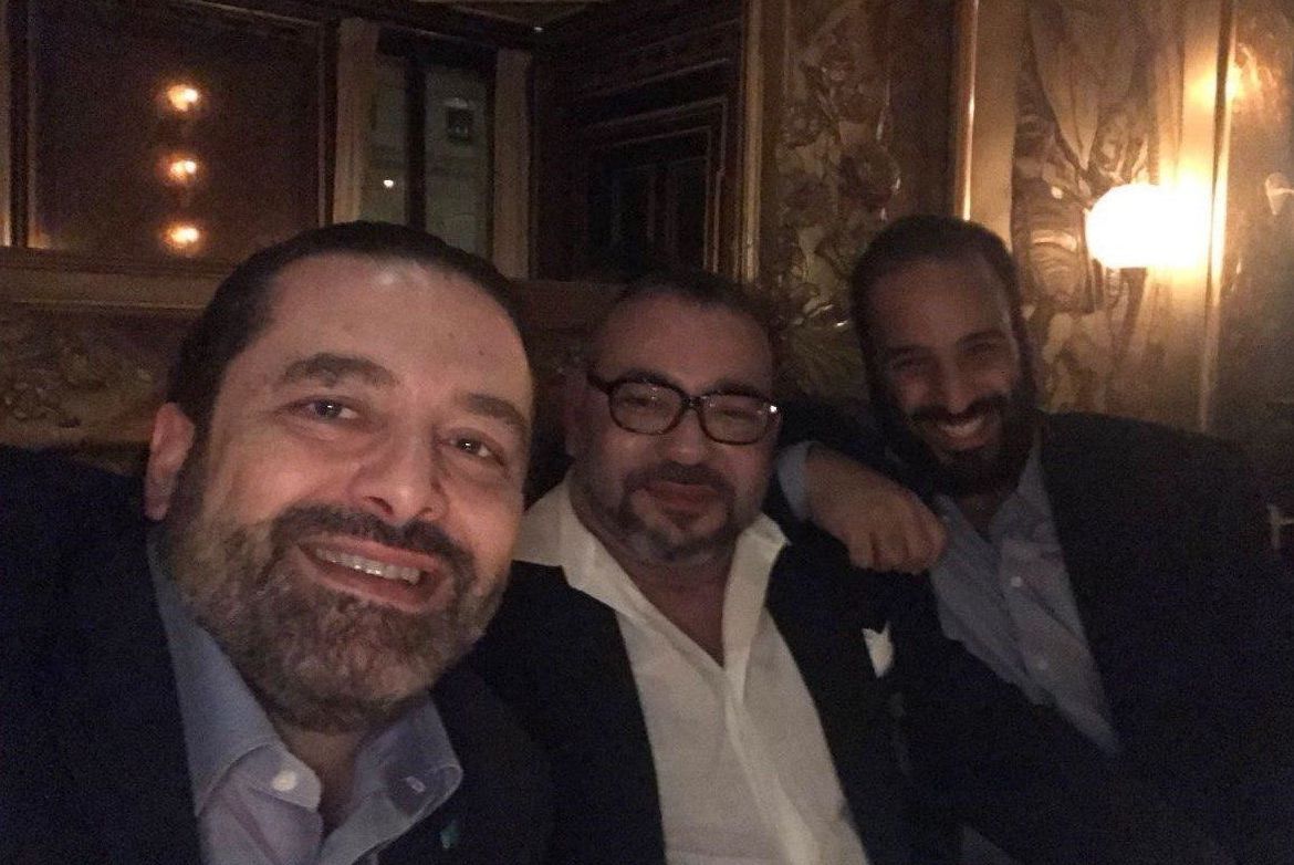 سلفی سعد حریری، بن‌ سلمان و شاه مغرب +عکس