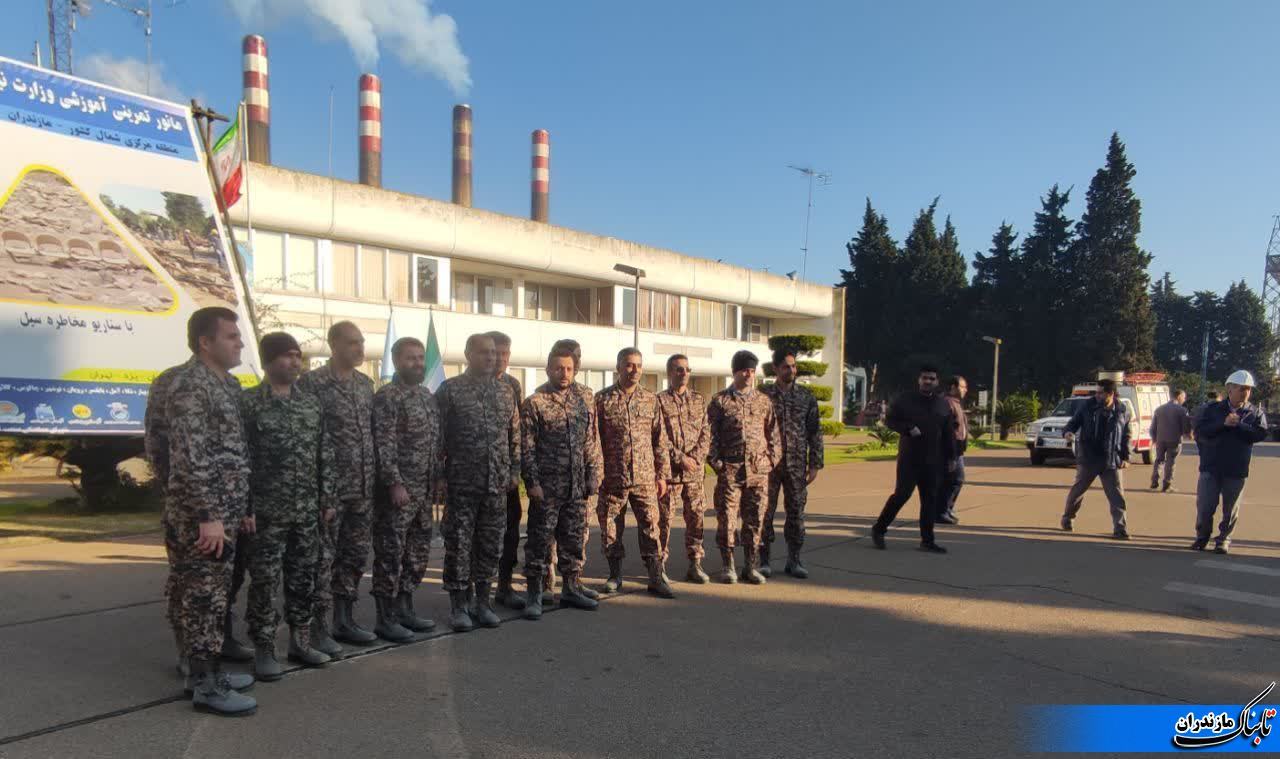 برگزاری مانور عملیاتی، تمرینی آموزشی وزارت نیرو در نیروگاه نکا