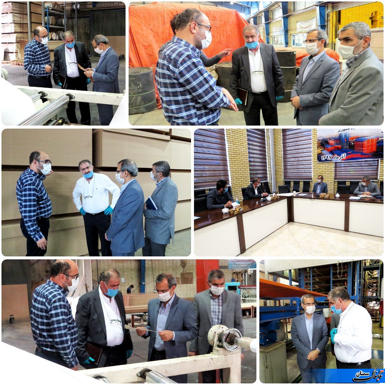 گزارش تصویری/ بازدید دکتر علی تشنه دل از شرکت چوب تراشه