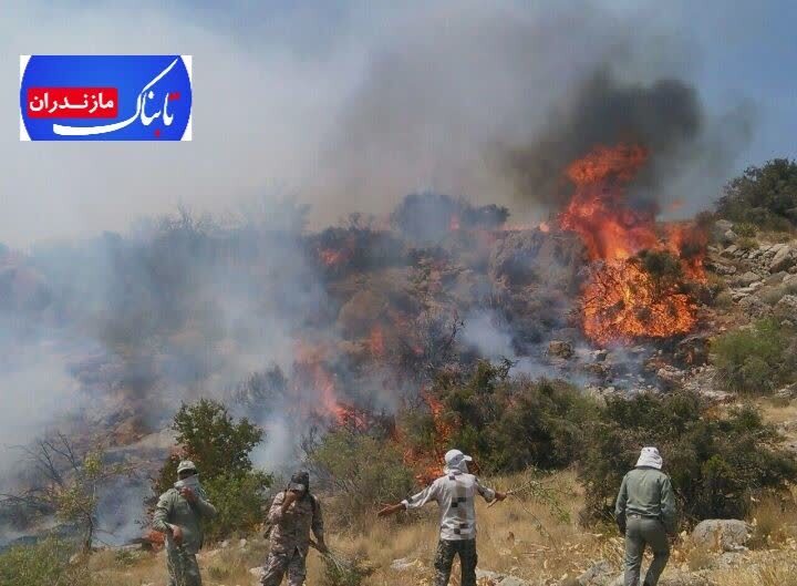 هواپیمای ایلوشن با حجم ۴۰ تن آب در راه شمال برای مهار آتش&zwnj;سوزی جنگل&zwnj;های مرزن&zwnj;آباد