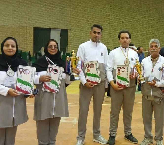 نائب&zwnj;قهرمانی بانوان خراسان جنوبی در مسابقات کشوری کورن&zwnj;هول