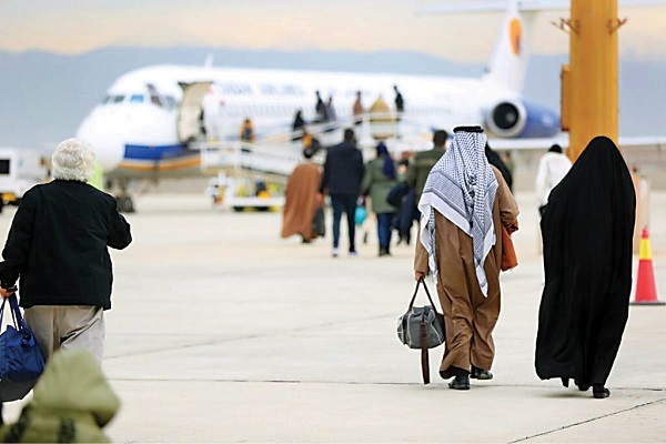کاهش قیمت بلیت پرواز شیراز به نجف و بغداد؛ سقف نرخ پروازهای اربعین ۱۲ میلیون تومان تعیین شد کاهش قیمت بلیت پرواز شیراز به نجف و بغداد؛ سقف نرخ پروازهای اربعین ۱۲ میلیون تومان تعیین شد